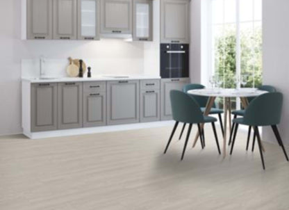 Wide Weave in White Carrara With Black Dot