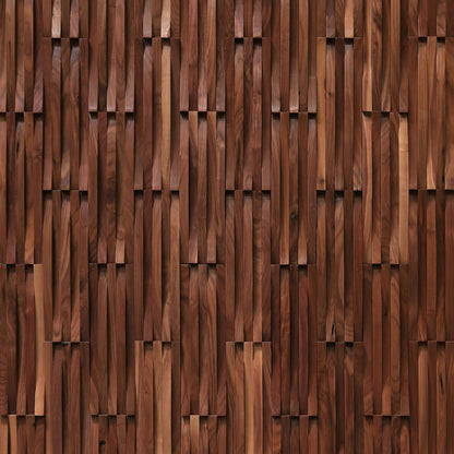 Wall -  Inceptiv - Curva in American Walnut Hardwood