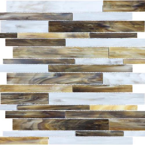Baroque in Peperino - Random Glass Tile