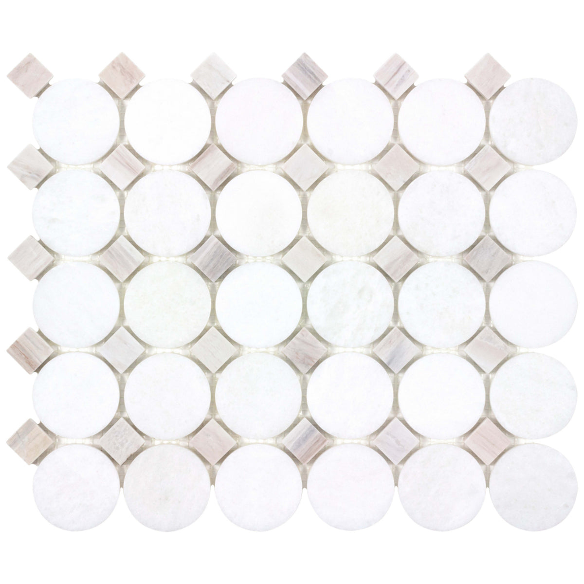 The Finish Line in Pale Beige Buttons Natural Stone
