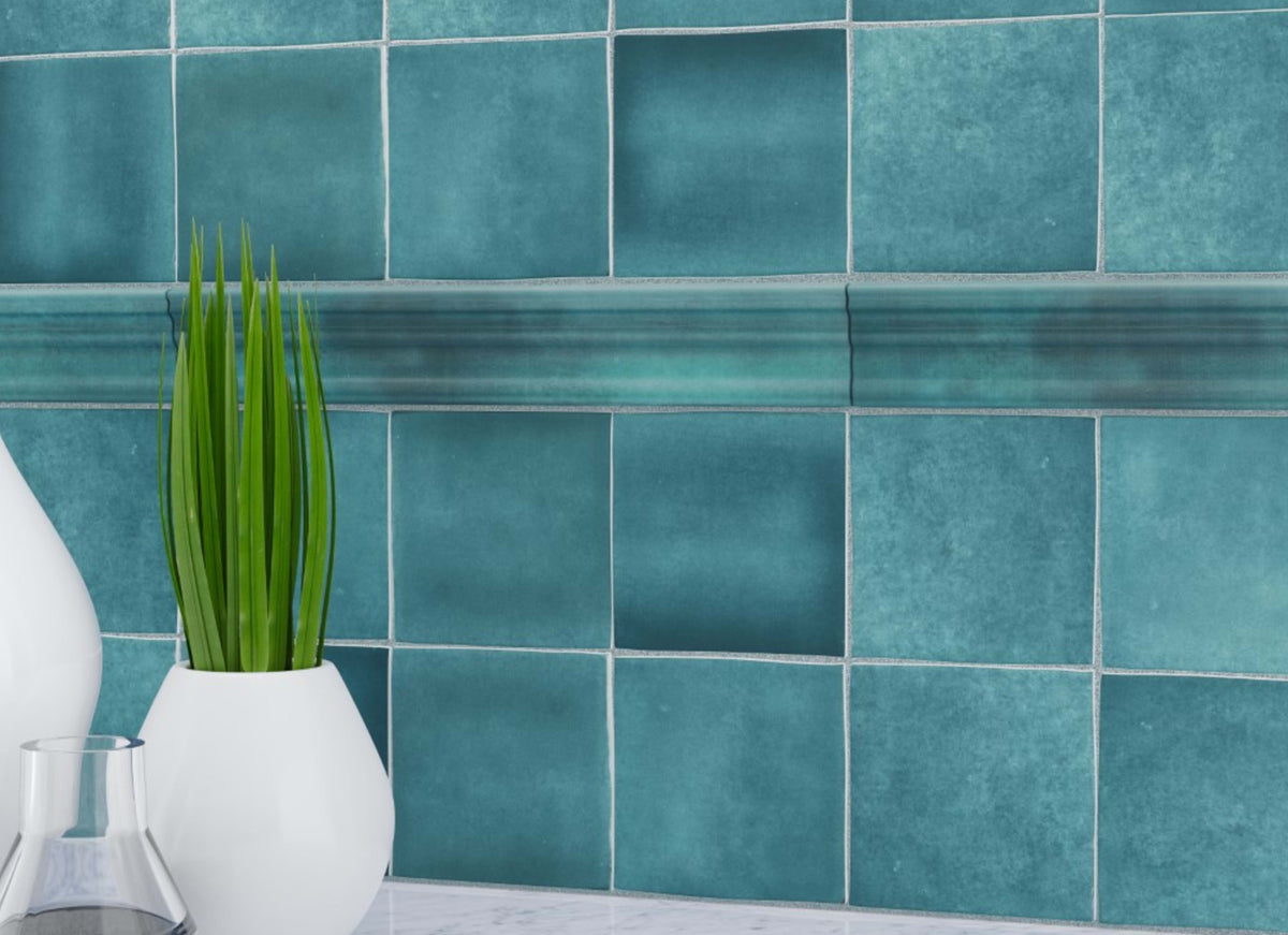Moroccan Habitat in Blazen Zellige Chair Rail