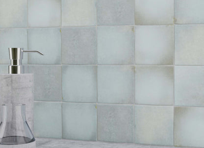 Moroccan Habitat in Peacock Zellige Chair Rail