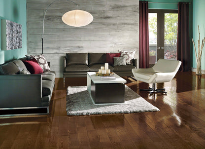 Prime Harvest Red Oak Solid in Cocoa Bean 5" - Low Gloss