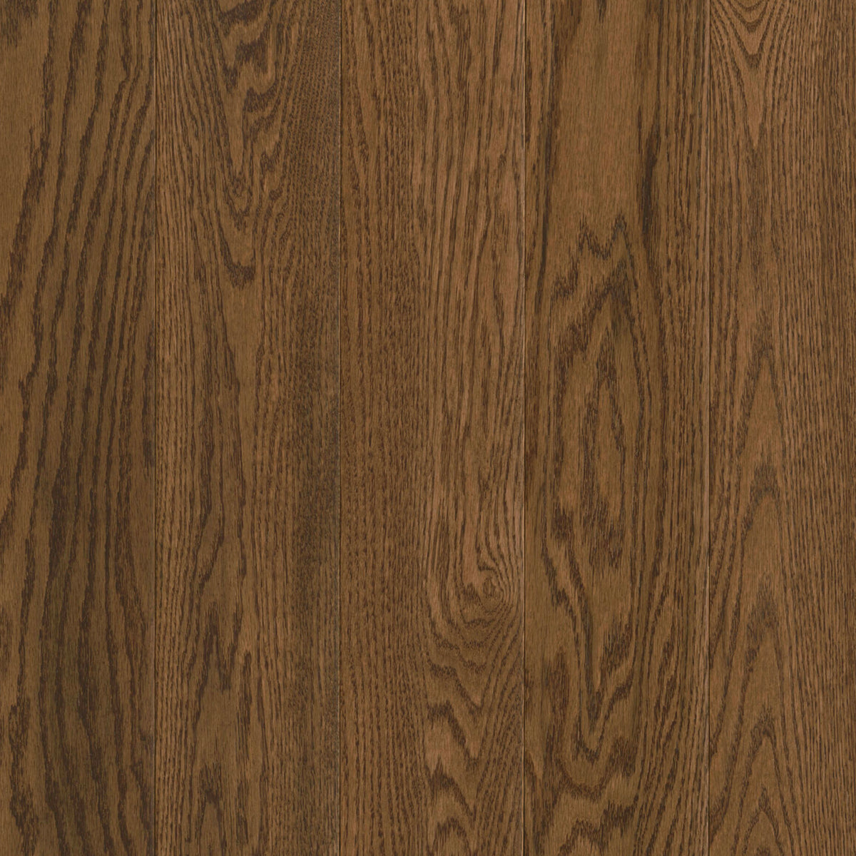 Prime Harvest Red Oak Solid in Forest Brown 5" - High Gloss Hardwood