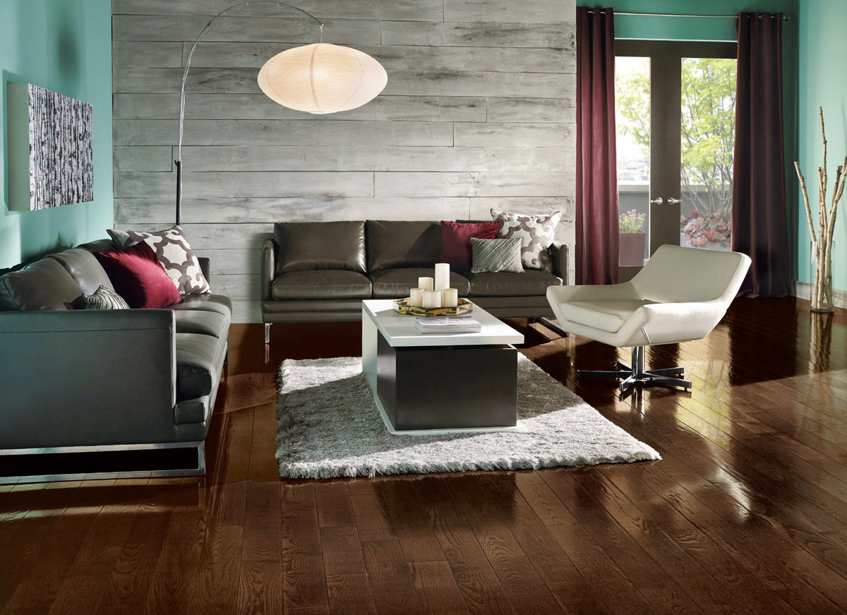 Prime Harvest Red Oak Solid in Natural 5" - High Gloss