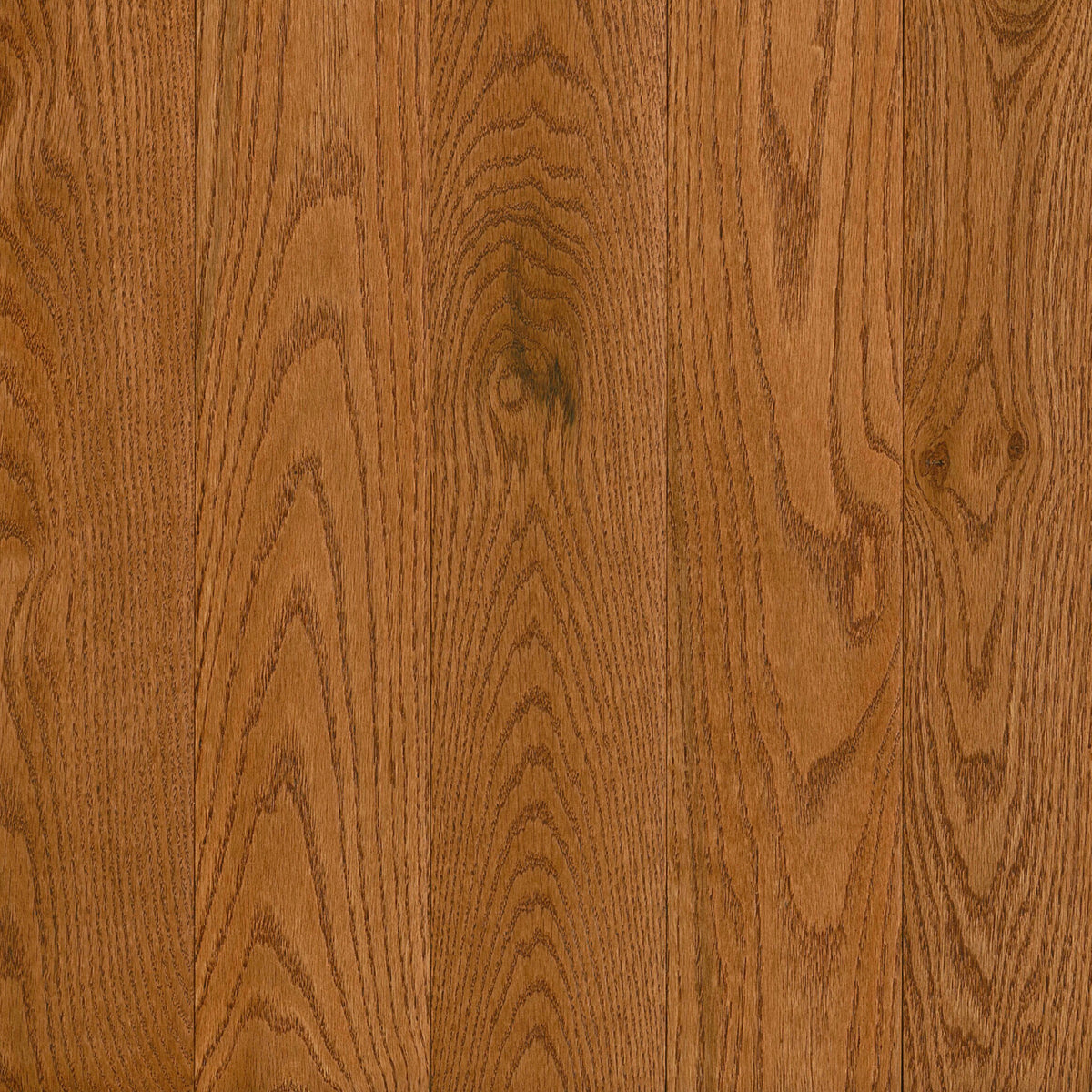 Prime Harvest Red Oak Solid in Gunstock 5" - Low Gloss Hardwood