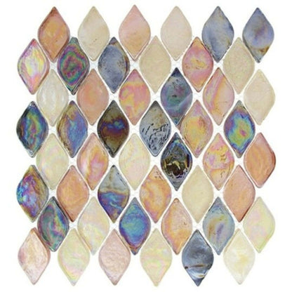 Aquatica Series in Glossy Spectrum Glass Tile