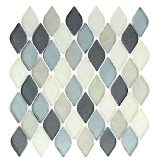 Aquatica Series in Grey Scale Glass Tile