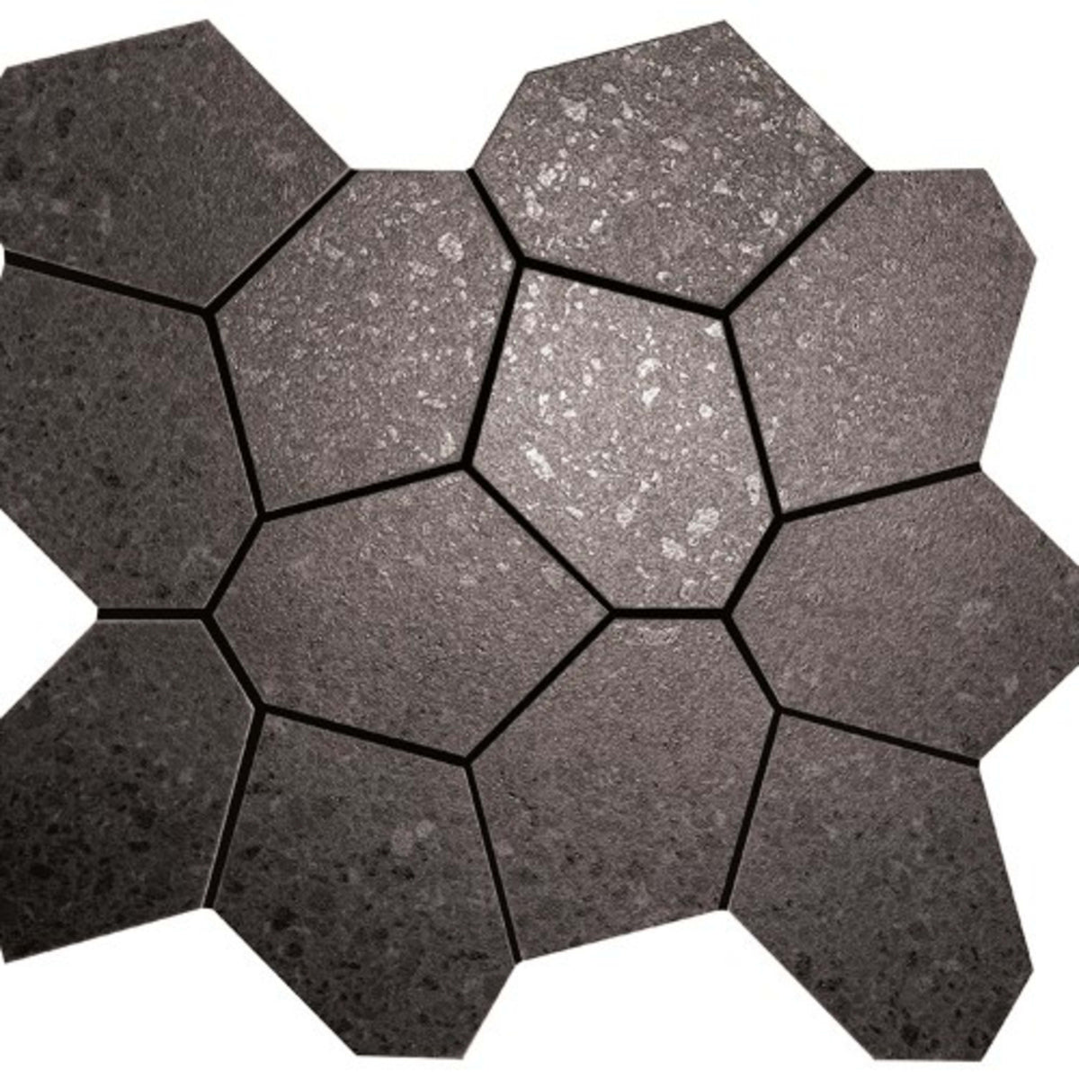Alaska in Tundra Mosaic 13"x15" Polygon Tile