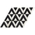 Avant Garde in Triangle Calacatta And Black Jade Natural Stone