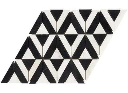 Avant Garde in Triangle Calacatta And Black Jade