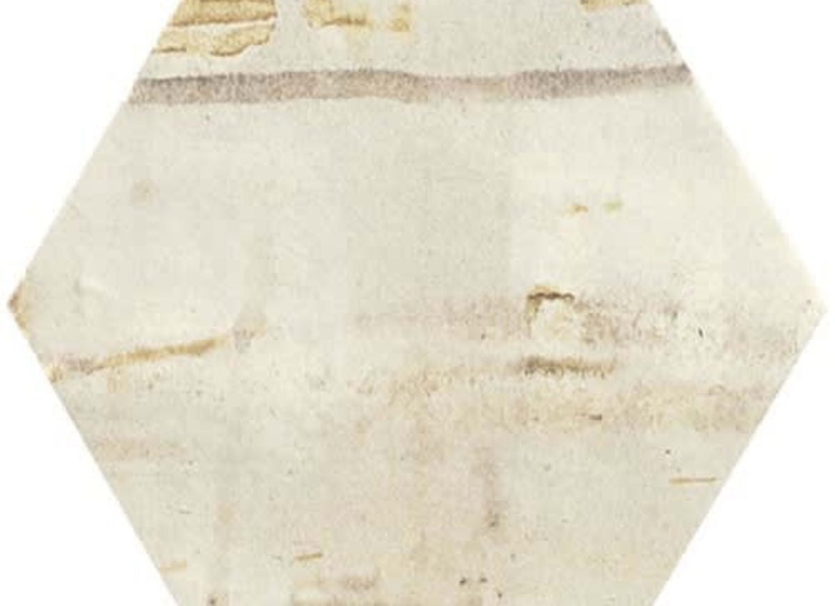 Princeton Glaze in Aged Elegance Hexagon Porcelain