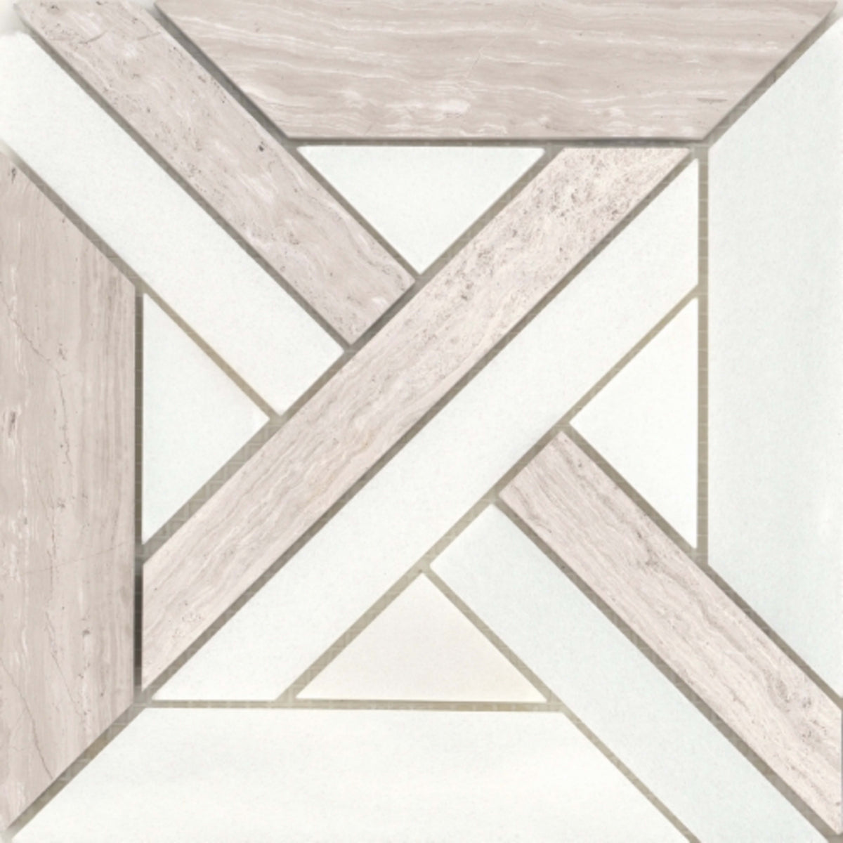 Alluro in Castle Cream 9" X 9" Natural Stone
