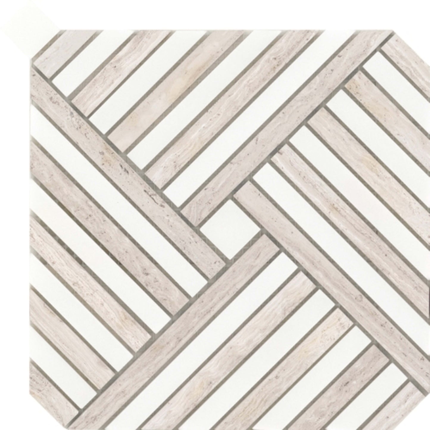 Alluro in Palace Cream 9" X 9" Natural Stone