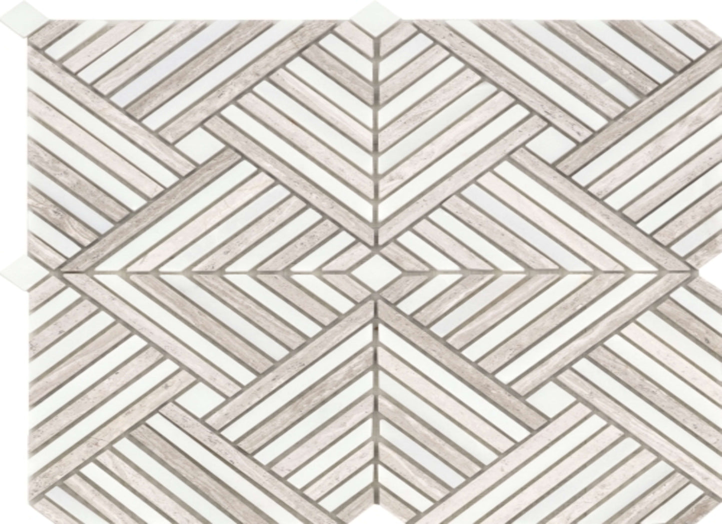 Alluro in Mini Palace Cream 12" X 12"