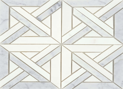 Alluro in Mini Castle Silver 12" X 12"