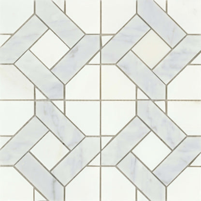 Alluro in Mini Manor Silver 12" X 12" Natural Stone
