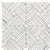 Alluro in Mini Palace Silver 12" X 12" Natural Stone