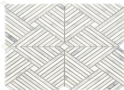 Alluro in Mini Palace Silver 12" X 12"