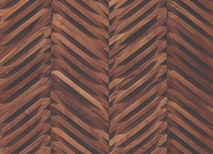 Wall -  Inceptiv - Curva Chevron in American Walnut