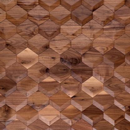 Wall -  Inceptiv - Metamorphosis in American Walnut Hardwood