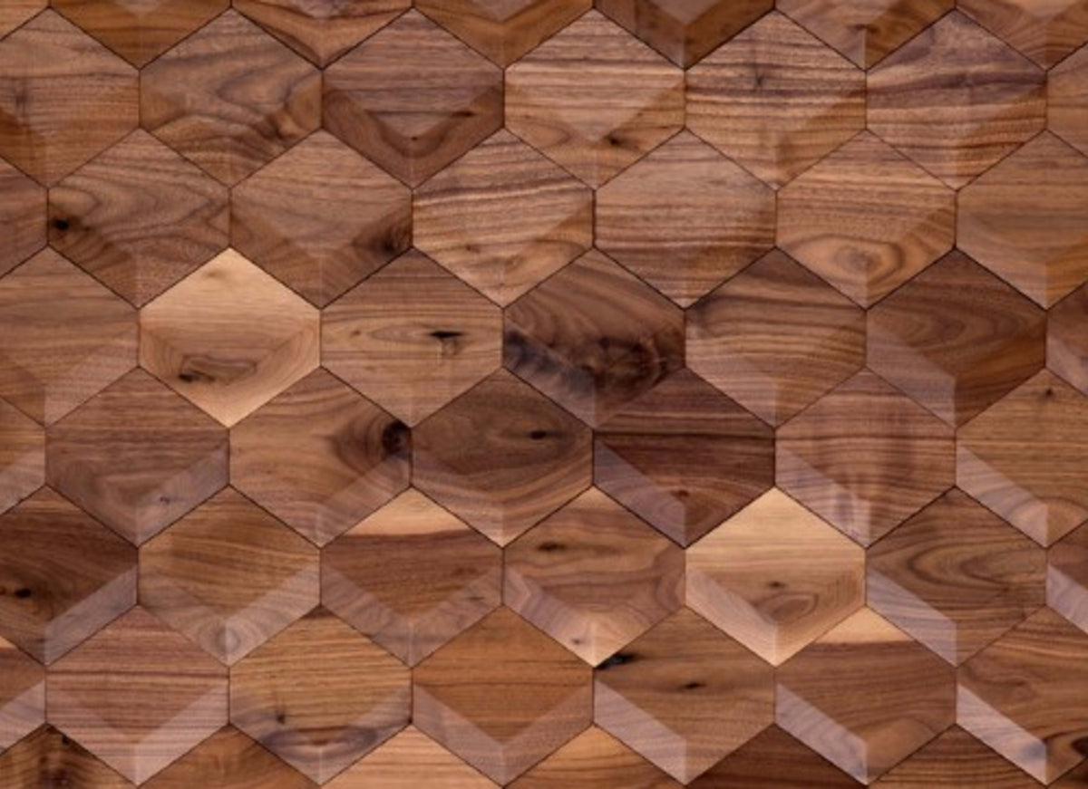 Wall -  Inceptiv - Metamorphosis in American Walnut