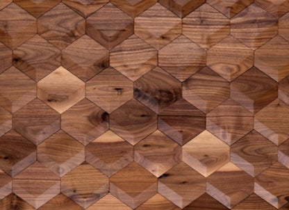 Wall -  Inceptiv - Metamorphosis in American Walnut