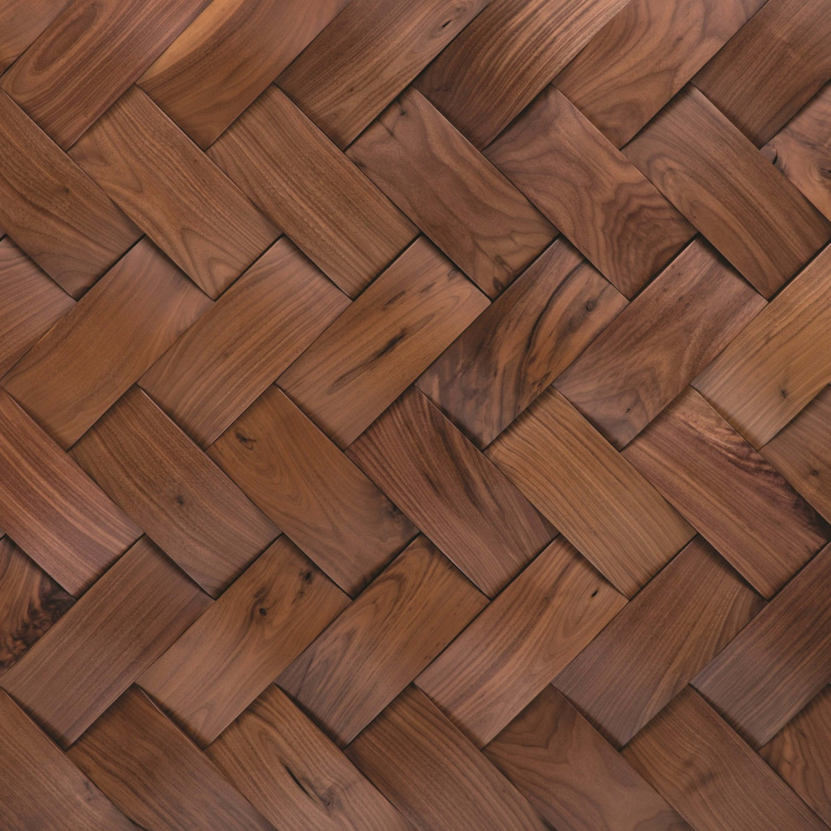 Wall -  Inceptiv - Tresses in American Walnut Hardwood