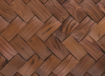 Wall -  Inceptiv - Tresses in American Walnut