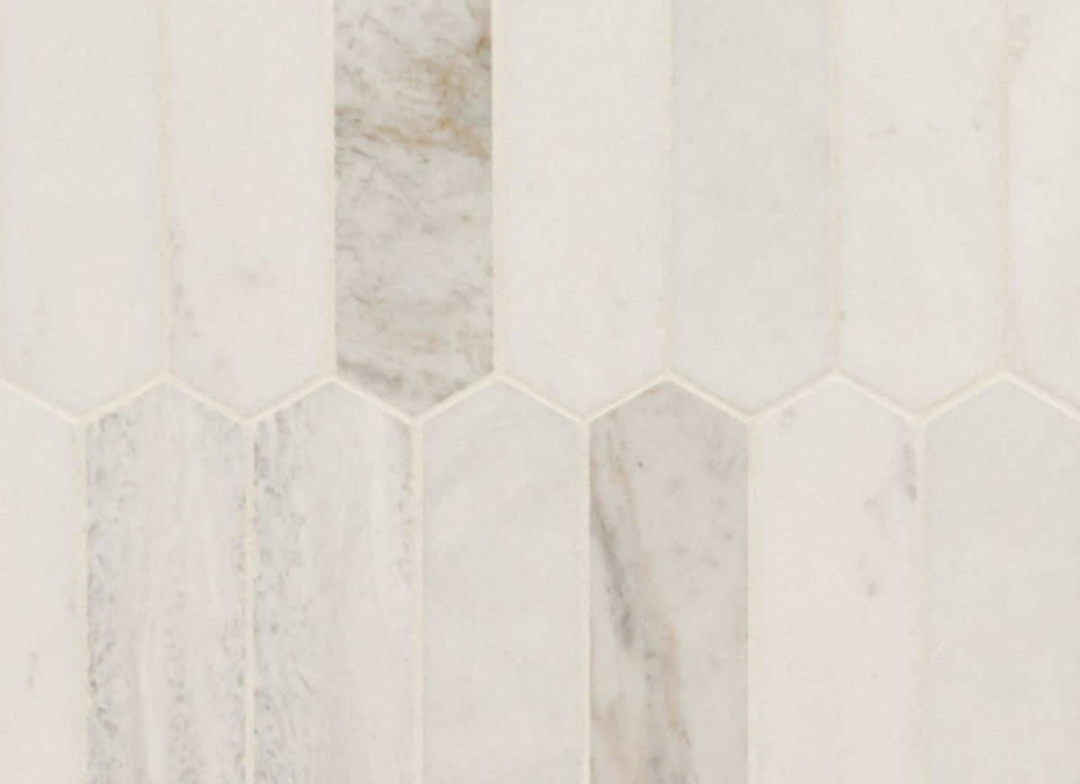 Arabescato Venato White in Arabescato Venato White Picket Honed