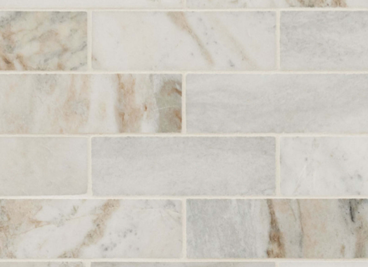 Arabescato Venato White in Arabescato Venato White Tile 2x6