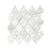 Trilogy in Carrara Classic Arabesque Mosaic Tile