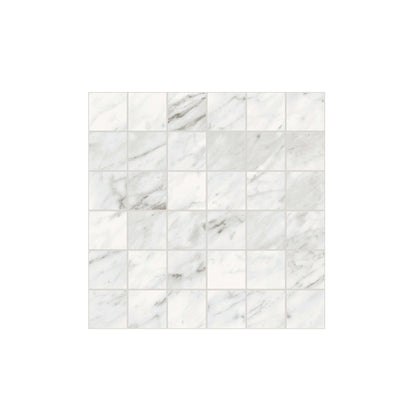 Trilogy in Carrara Classic Mosaic Tile