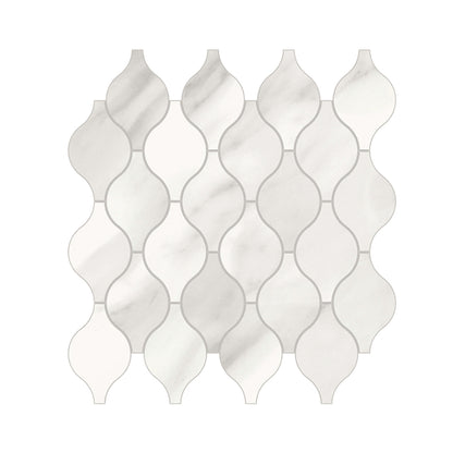 Trilogy in Volakas Royal Arabesque Mosaic Tile