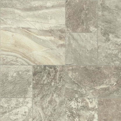 CushionStep Eagle Rock Slate in Seagull 12' Vinyl Sheet Goods