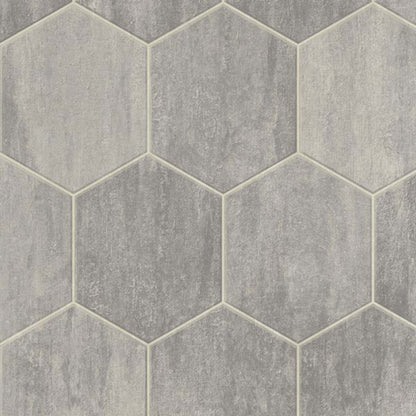 CushionStep Stone Hex in Meadow Mist 12' Vinyl Sheet Goods