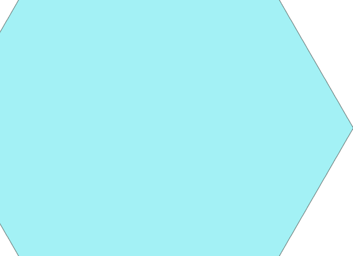 Basic Hex in Aqua