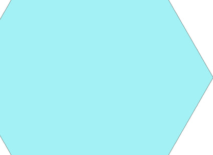 Basic Hex in Aqua