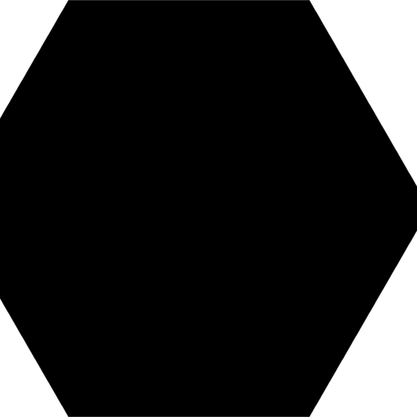 Basic Hex in Black Tile