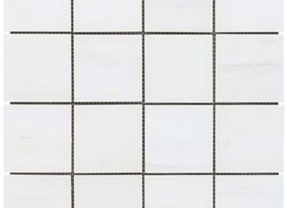 Bianco Dolomite in Premium 3'' Square Honed