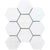 Bianco Dolomite in Premium 4'' Hexagon Polished Natural Stone
