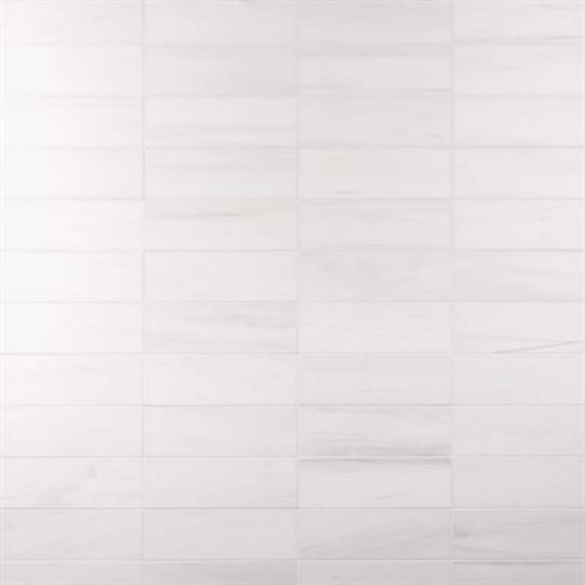 Bianco Dolomite in Premium 4x12 Honed Natural Stone