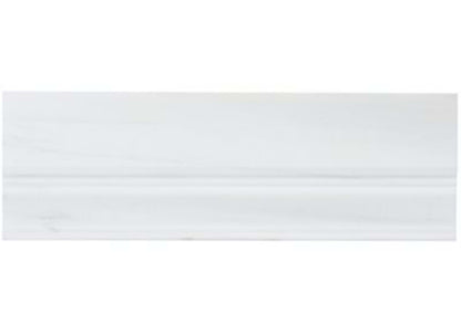 Bianco Dolomite in Premium Base Molding Honed 4x12