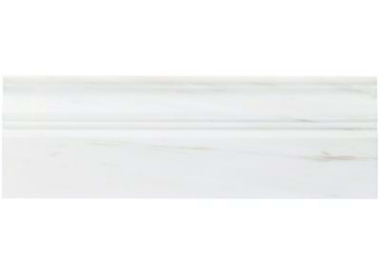 Bianco Dolomite in Premium Base Molding Polished 4x12