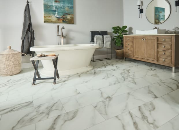 LifeSeal Reserve in Marble Winter White 12" X 24" | Bruce