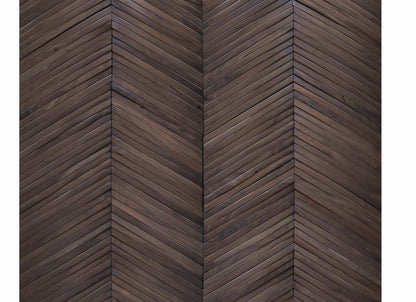 Wall -  Inceptiv - Ark Chevron in Brown Ash