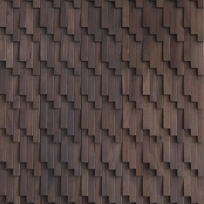 Wall -  Inceptiv - Wave in Brown Ash Hardwood