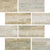 Bark in Cinnamon - 3x6 Mosaic Tile