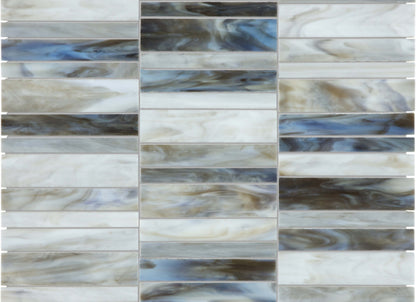 Baroque in Alabastro Random Stacked Mosaic