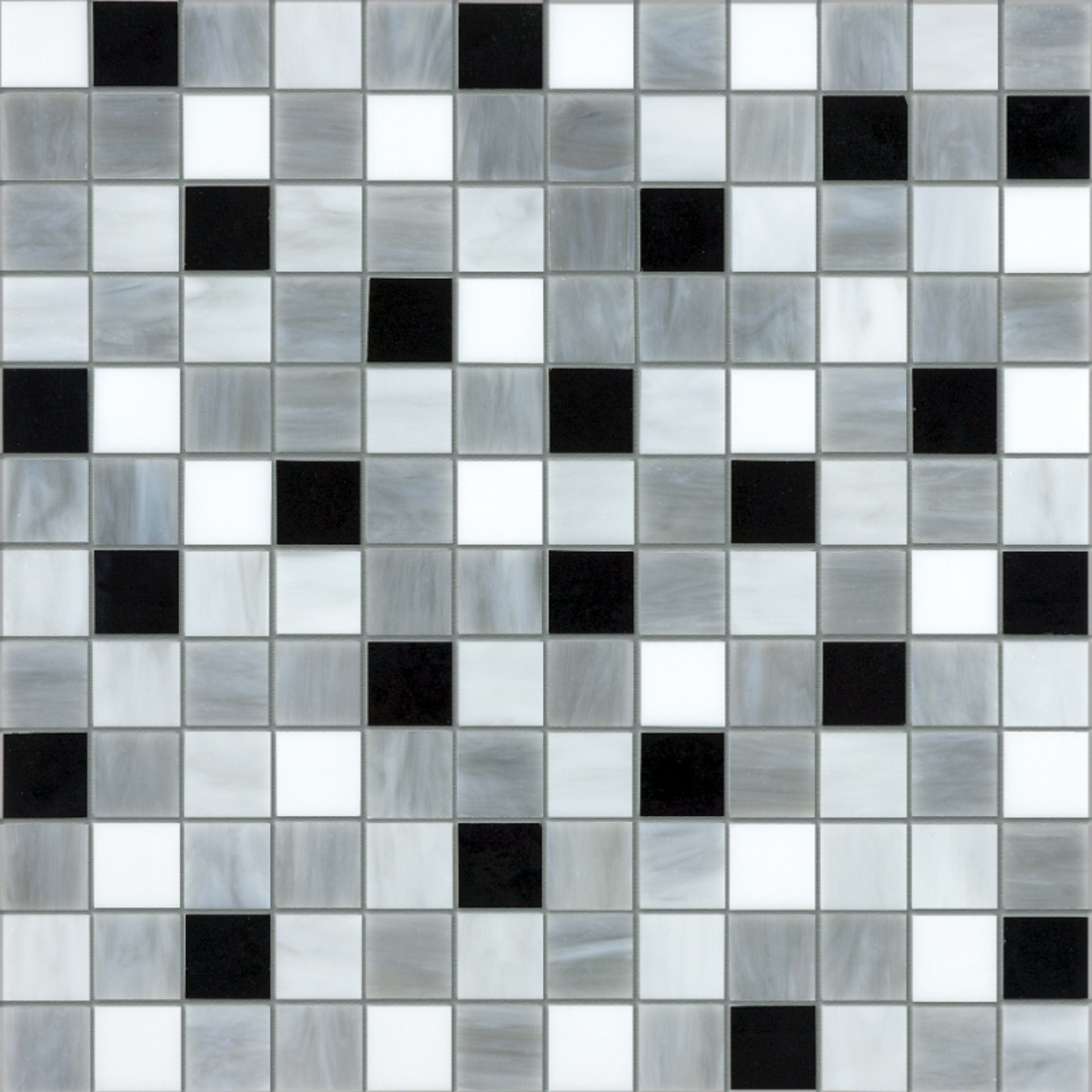 Baroque in Arabescato 1x1 Mosaic Glass Tile